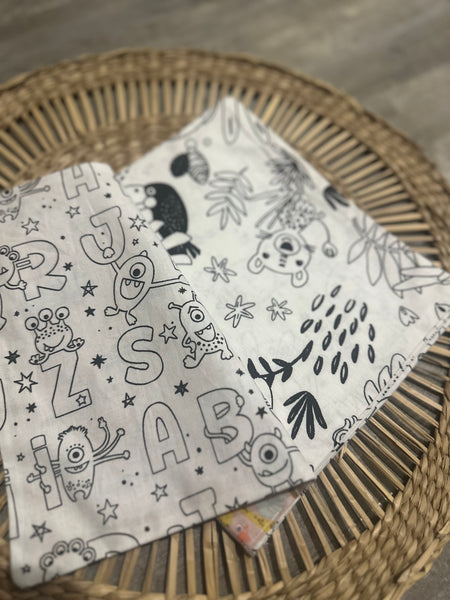 Cahier de coloriages lavables TRAVAUX + 6 feutres lavables