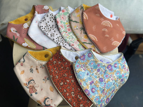 Bavoir Liberty Betsy passepoil