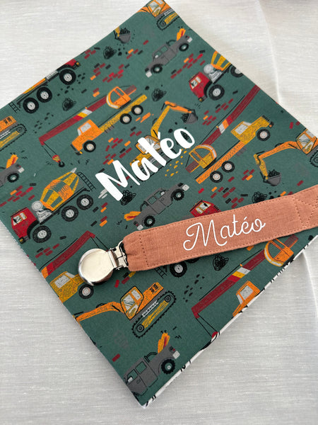 Cahier de coloriages lavables TRAVAUX + 6 feutres lavables