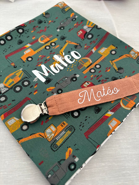 Cahier de coloriages lavables TRAVAUX + 6 feutres lavables